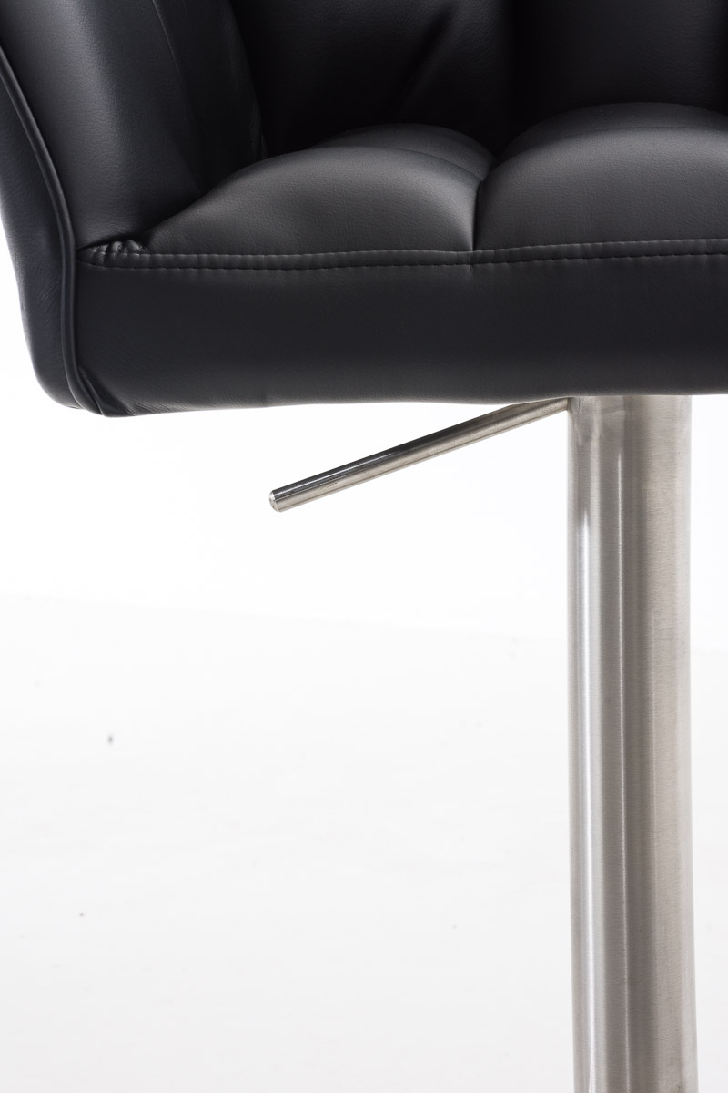 Lot de 2 tabourets de bar Damaso en similicuir