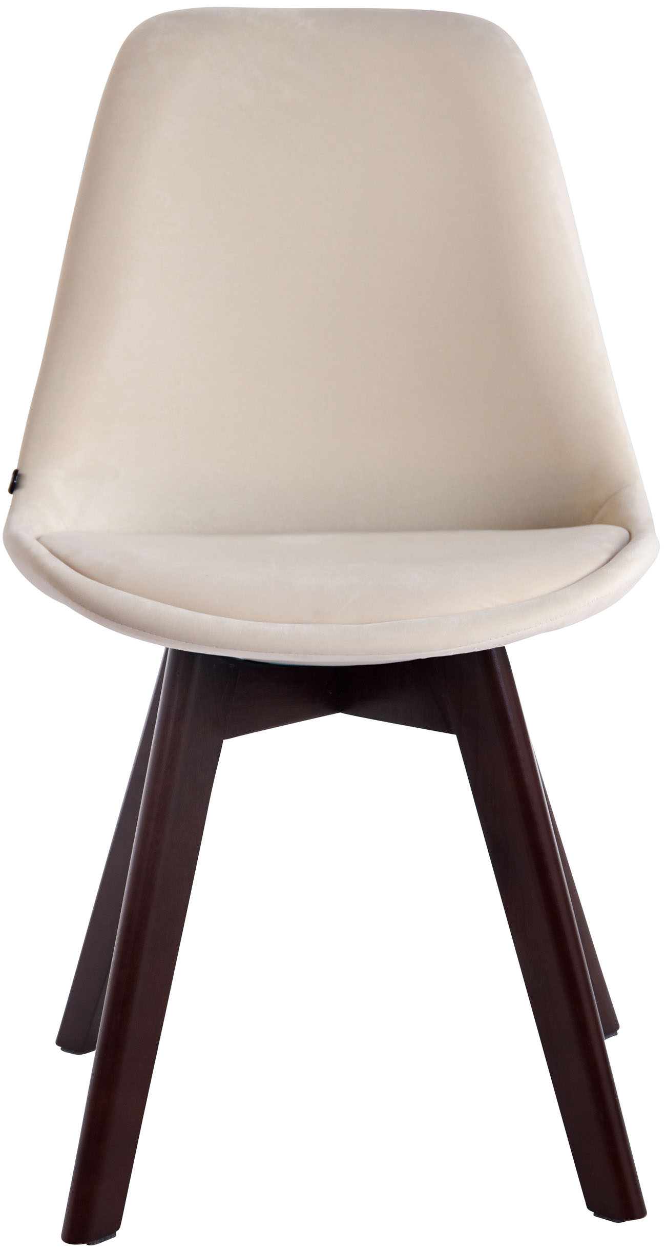Lot de 4 Chaises de salle à manger Borneo V2 en velours