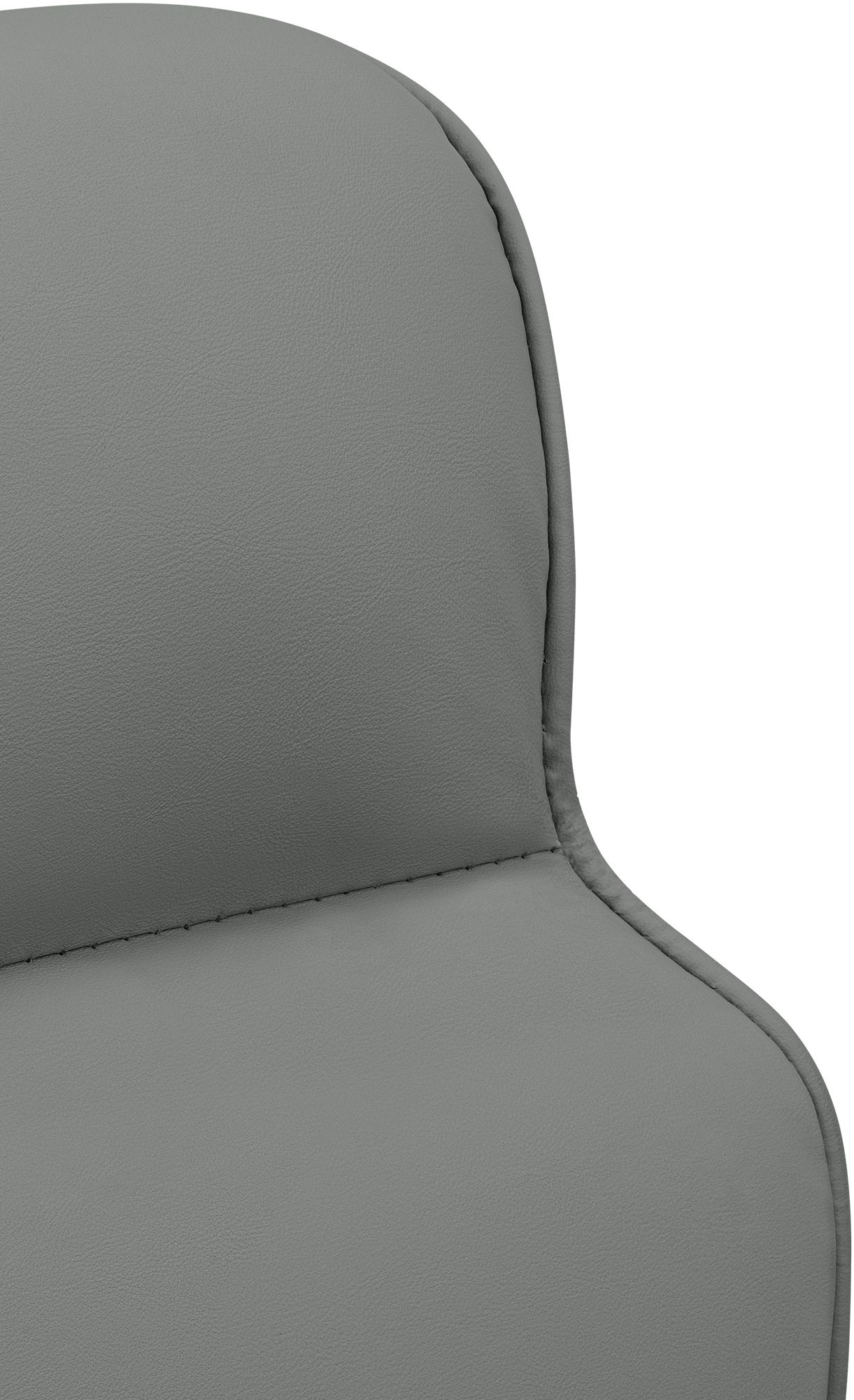 Chaise de bureau Amado aspect cuir