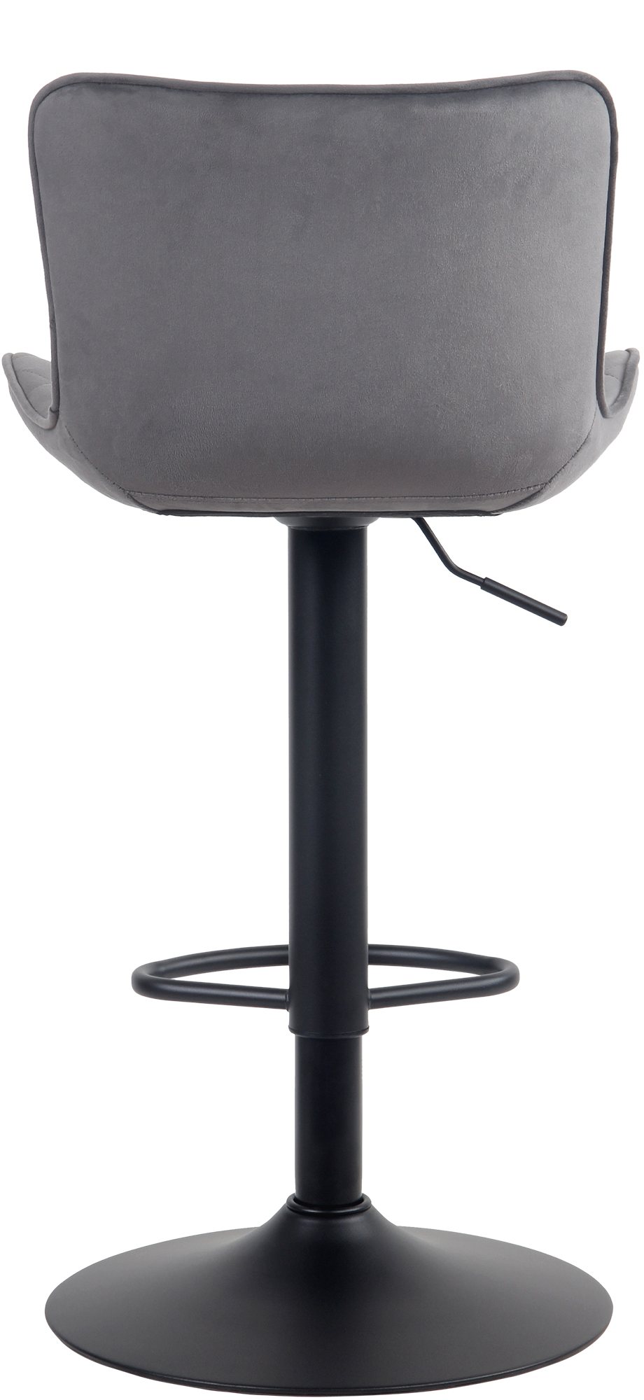 Tabouret de bar Emma Pied en Métal Hauteur réglable Siège pivotant