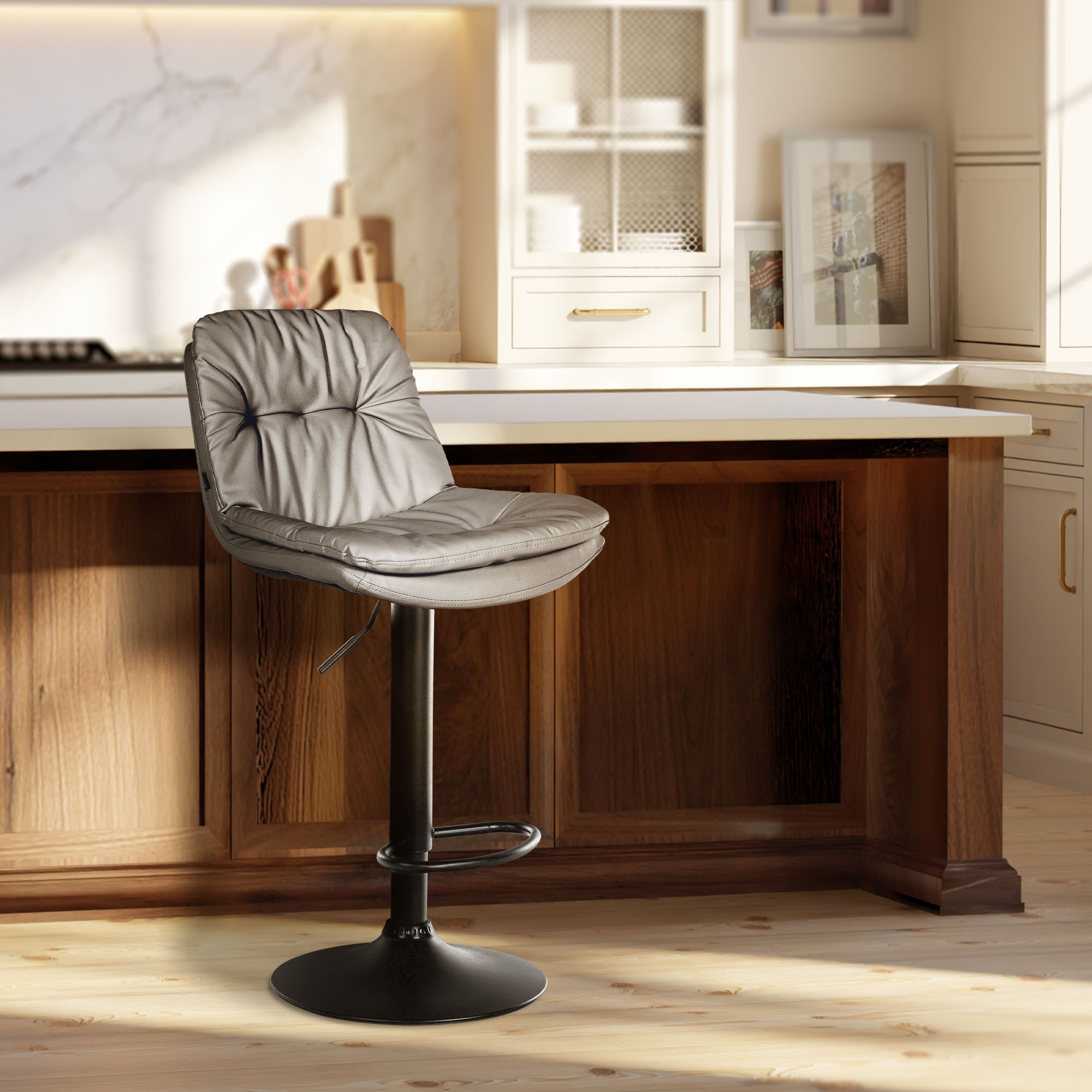 Tabouret de bar Laurel similicuir