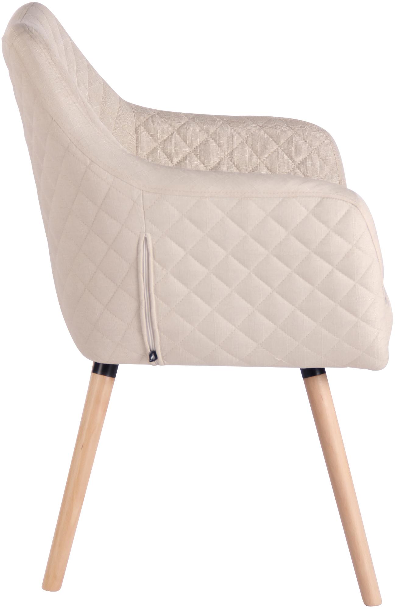 Chaise de salle à manger Gent en tissu