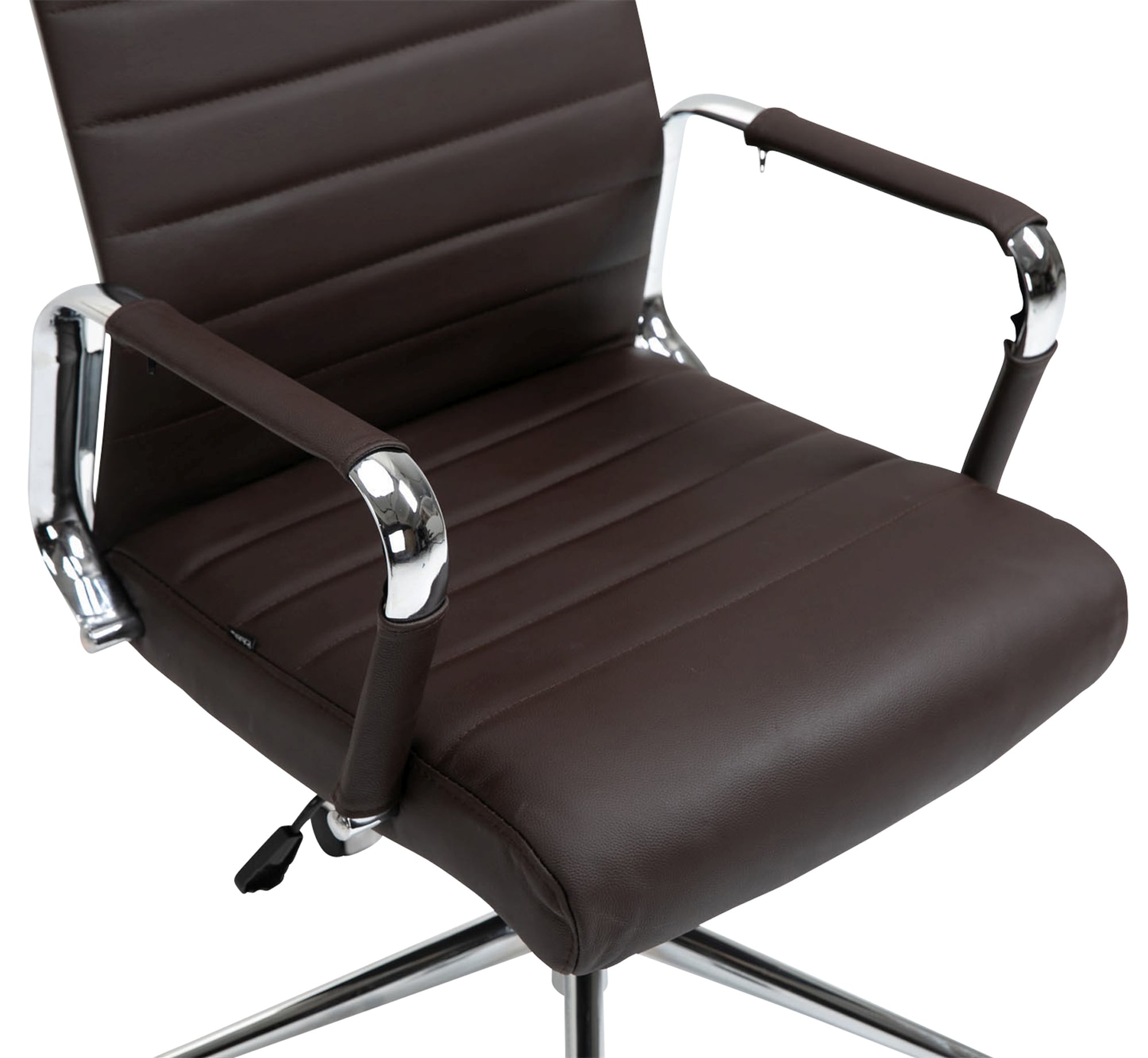 Chaise de bureau Kolumbus cuir véritable