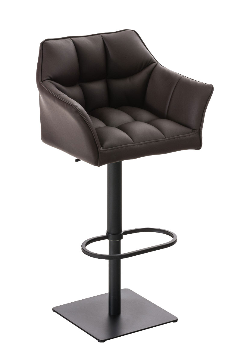Tabouret de bar Damaso avec revetement en similicuir