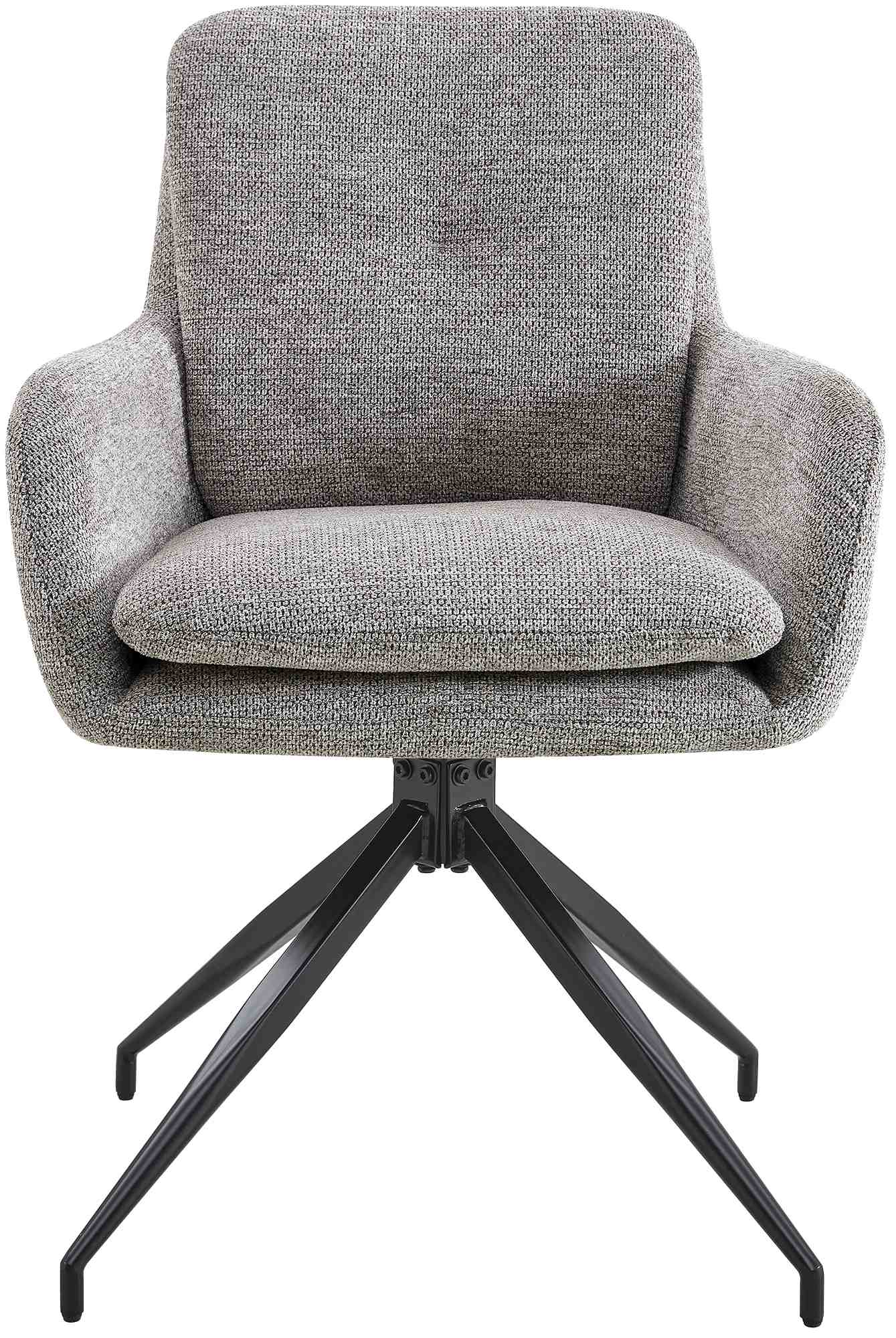 Lot de 2 chaises de salle à manger Pickett en tissu