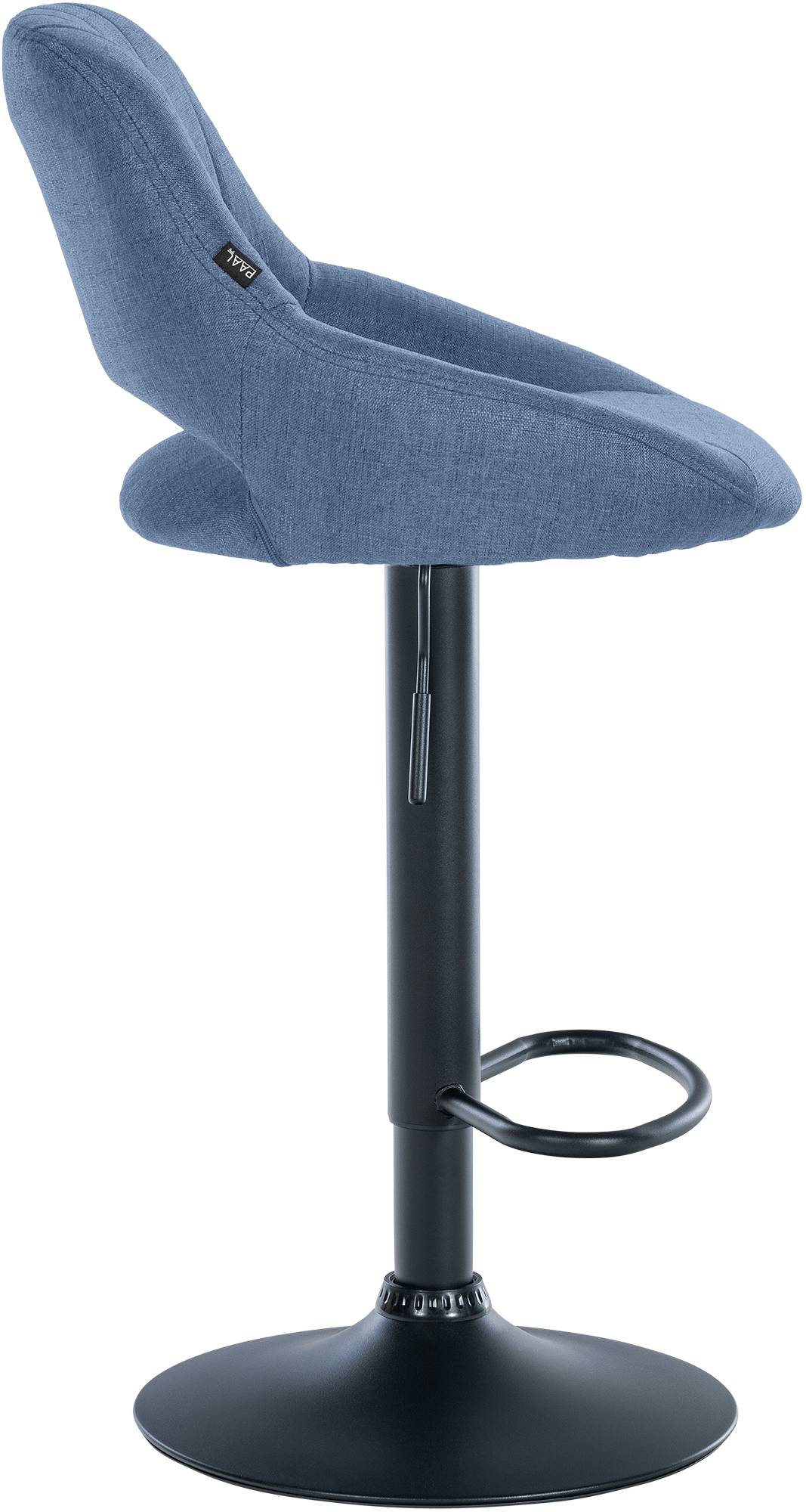 Lot de 2 tabourets de bar Milet en tissu