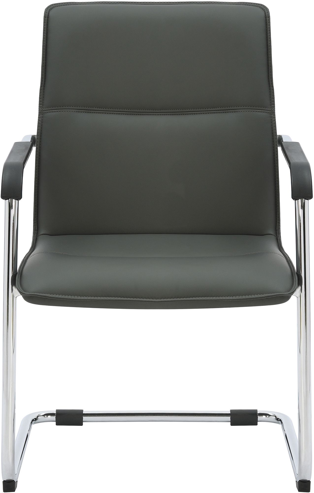 Lot de 2 chaises cantilever Seattle en similicuir