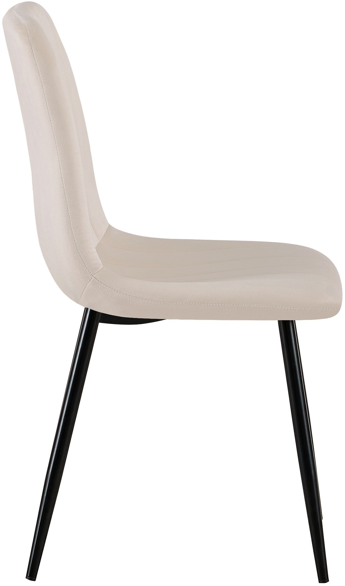 Chaise de salle à manger Dijon avec Piètement en métal noir