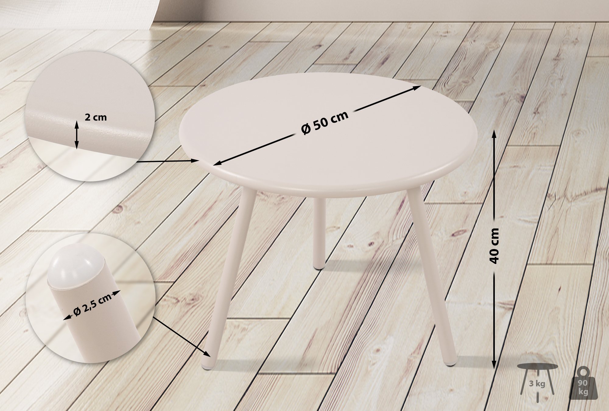 Table basse d'extérieur Berea