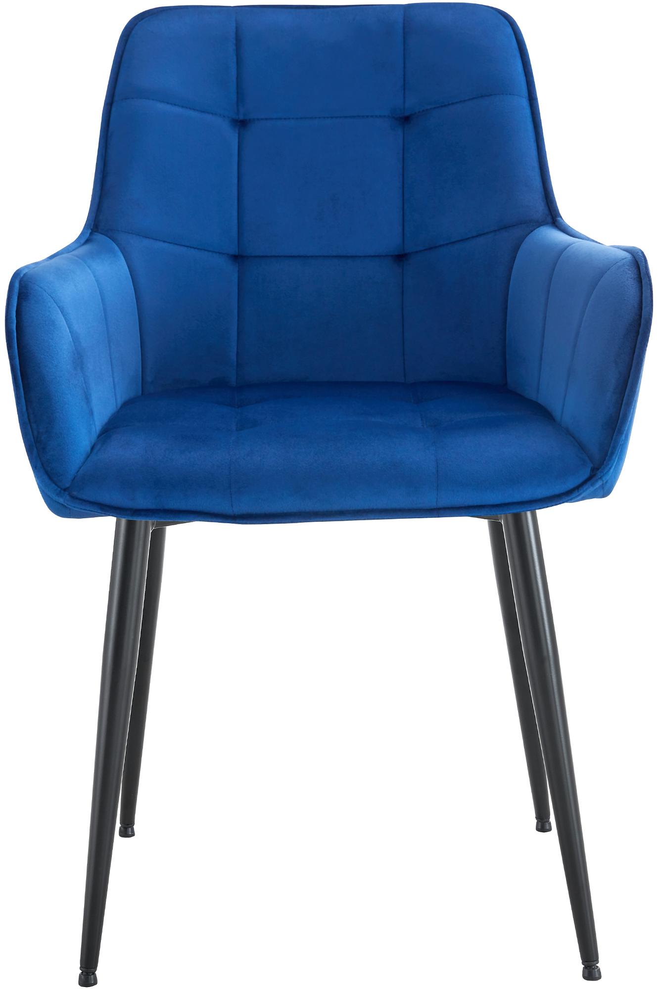 Lot de 2 chaises de salle à manger Ferndale velours