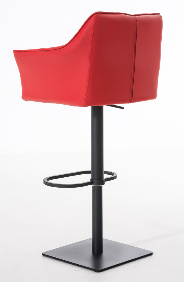 Lot de 2 tabourets de bar Damaso en similicuir