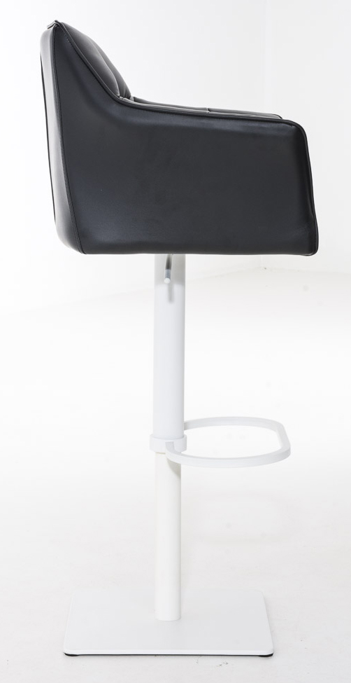Lot de 2 tabourets de bar Damaso en similicuir