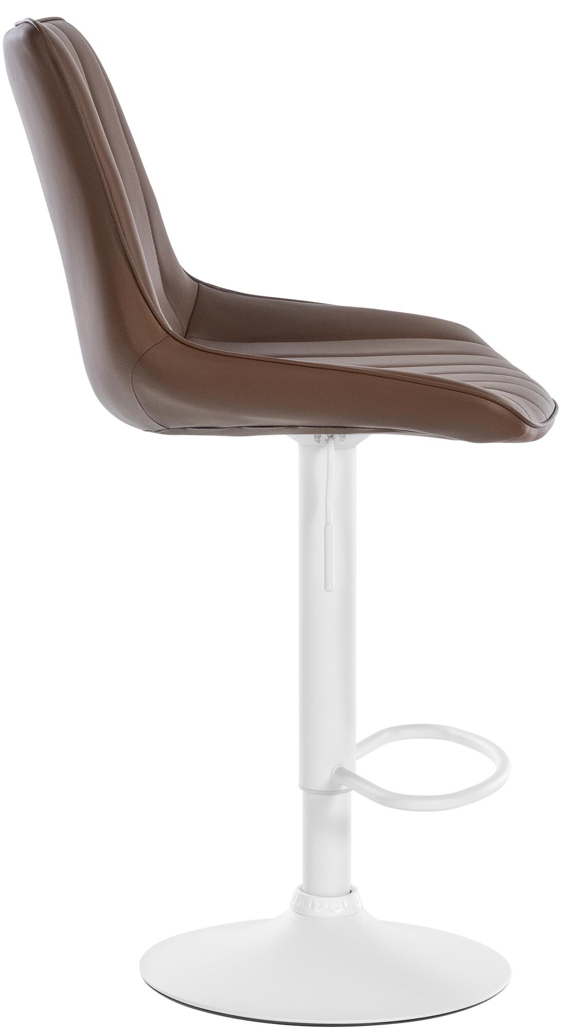 Lot de 2 tabourets de bar Toni en similicuir