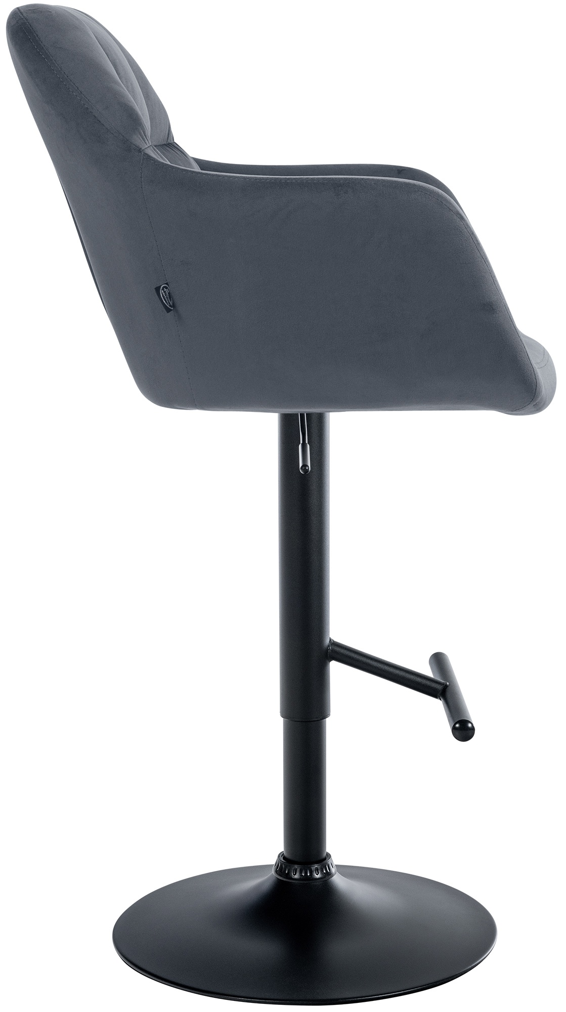 Tabouret de bar Natoma velours