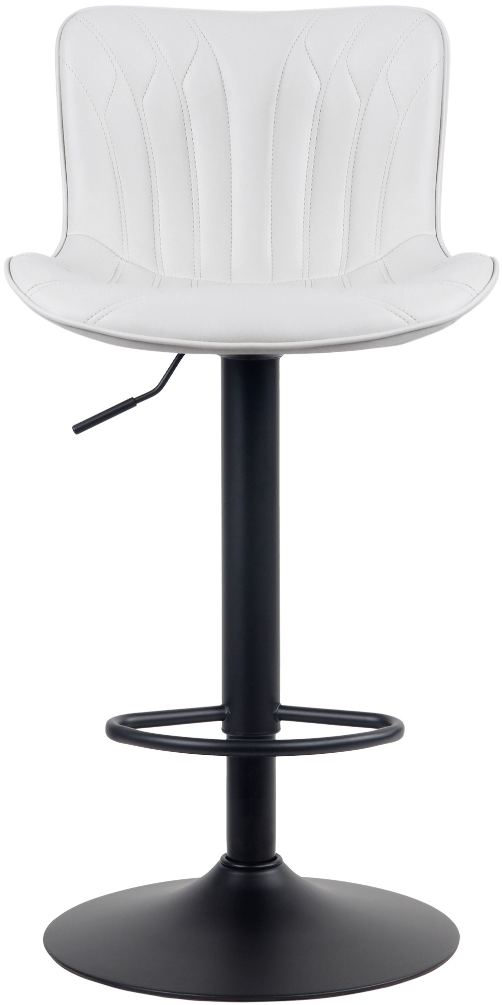 Tabouret de bar Linus Pied en Métal Hauteur réglable Siège pivotant
