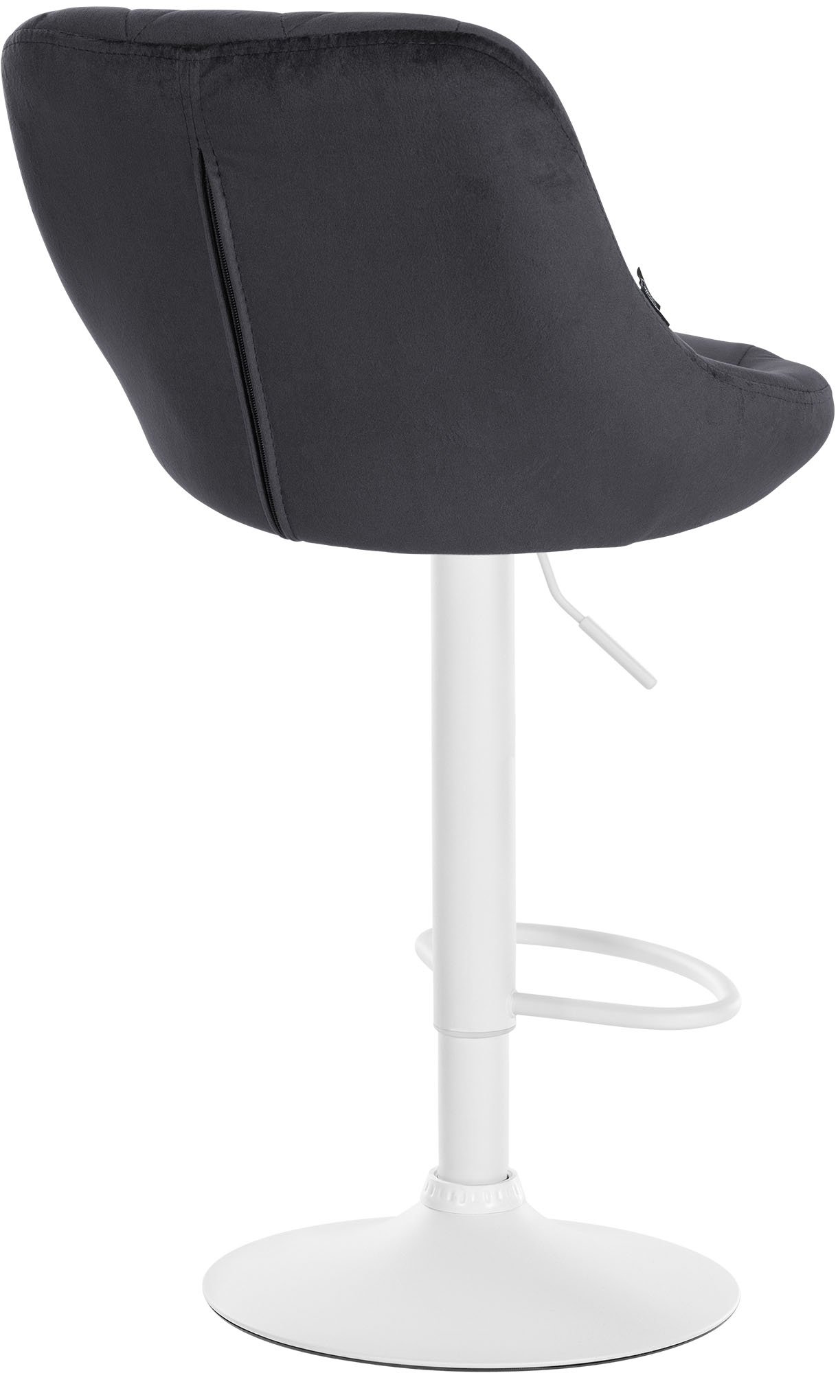 Lot de 2 tabourets de bar Lazio velours