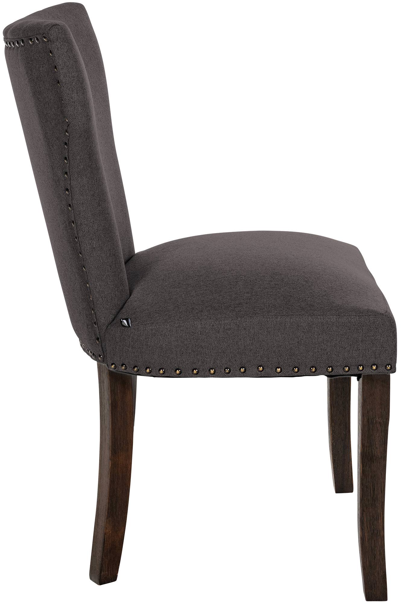Lot de 2 chaises de salle à manger Zadar tissu