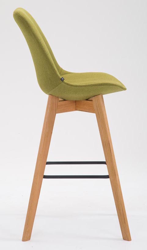 Lot de 2 tabourets de bar Metz en tissu