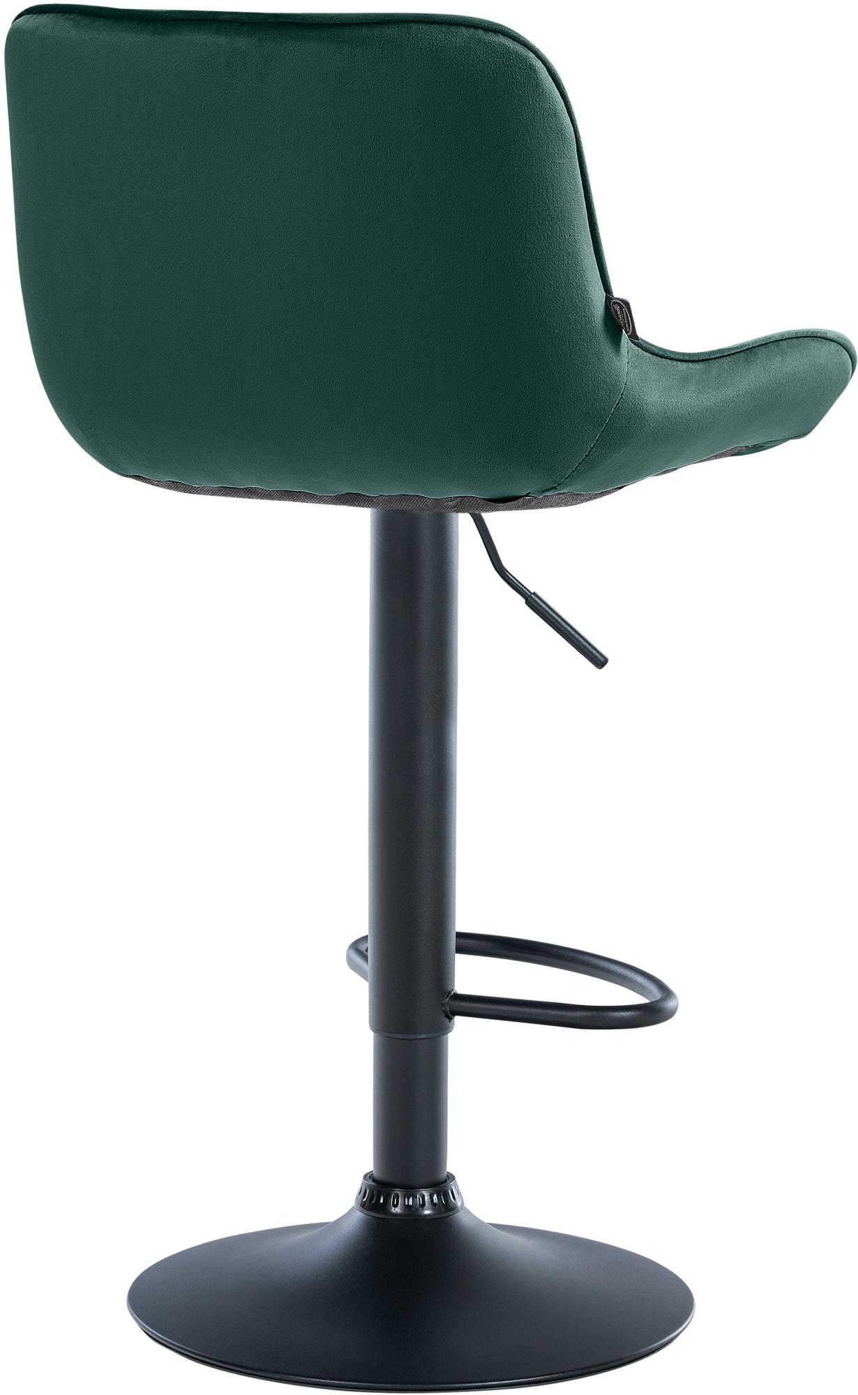 Tabouret de bar Vonore velours