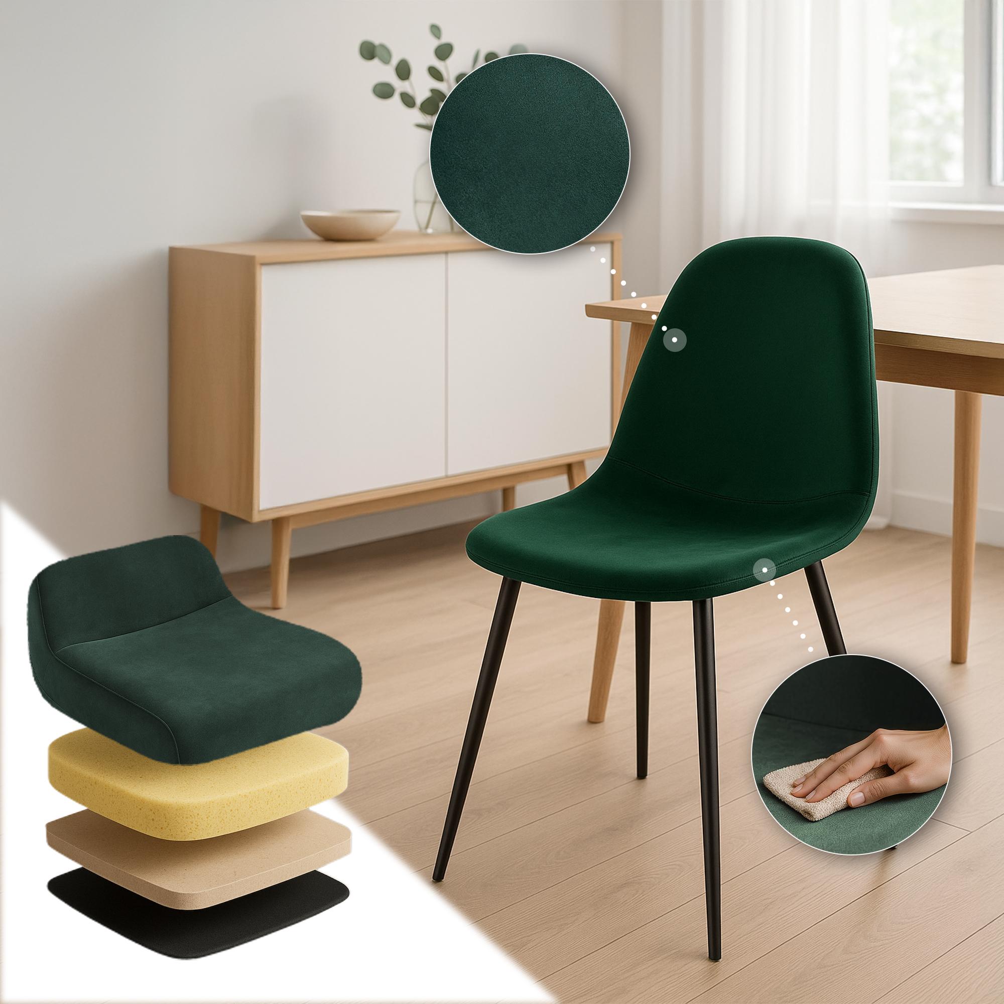 Set de 4 chaises de salle à manger Napier