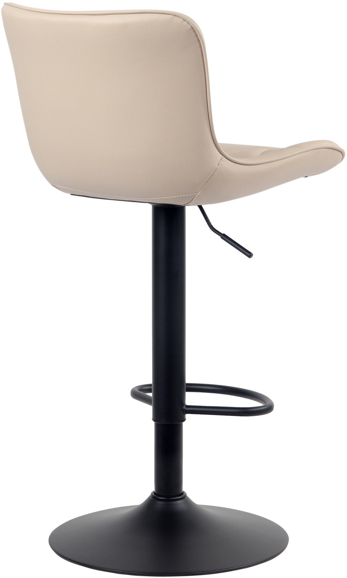 Tabouret de bar Linus Pied en Métal Hauteur réglable Siège pivotant