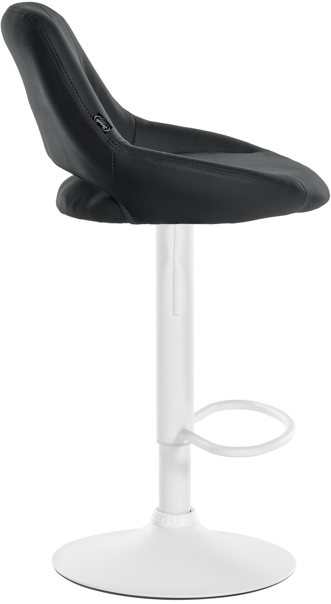 Lot de 2 tabourets de bar Milet en similicuir