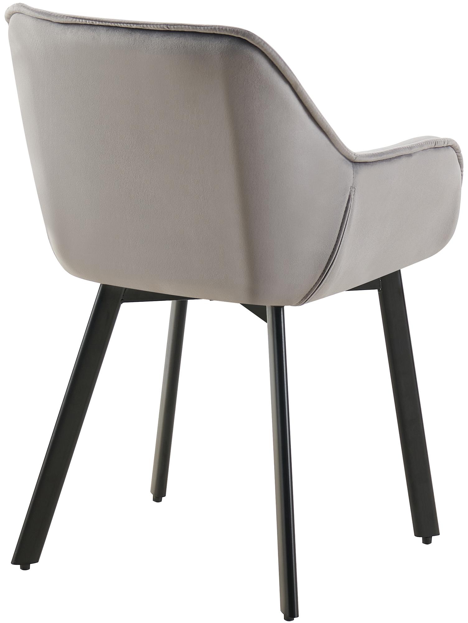 Lot de 2 Chaises de Salle à Manger Pivotantes Antigo en Velours