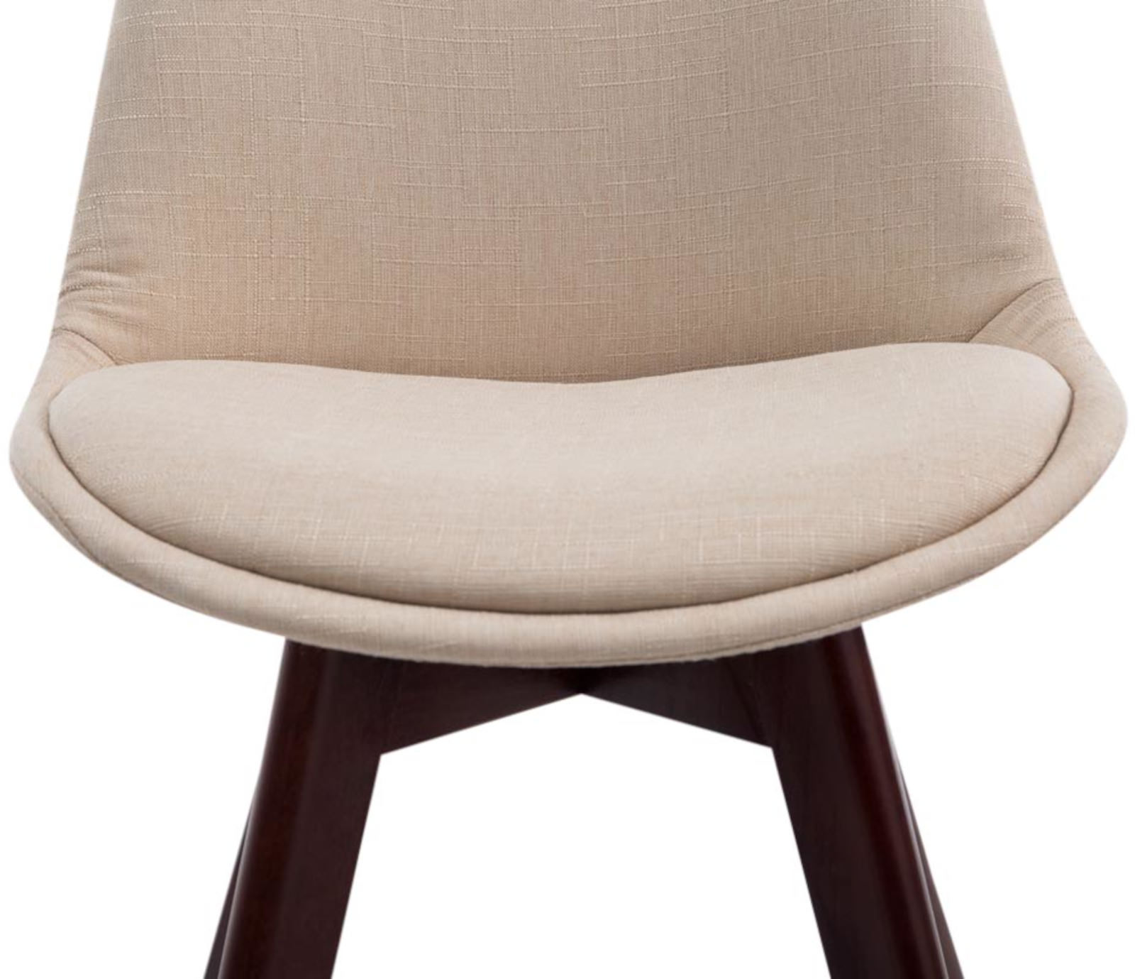 Lot de 4 chaises de salle à manger Borneo V2 en Tissu
