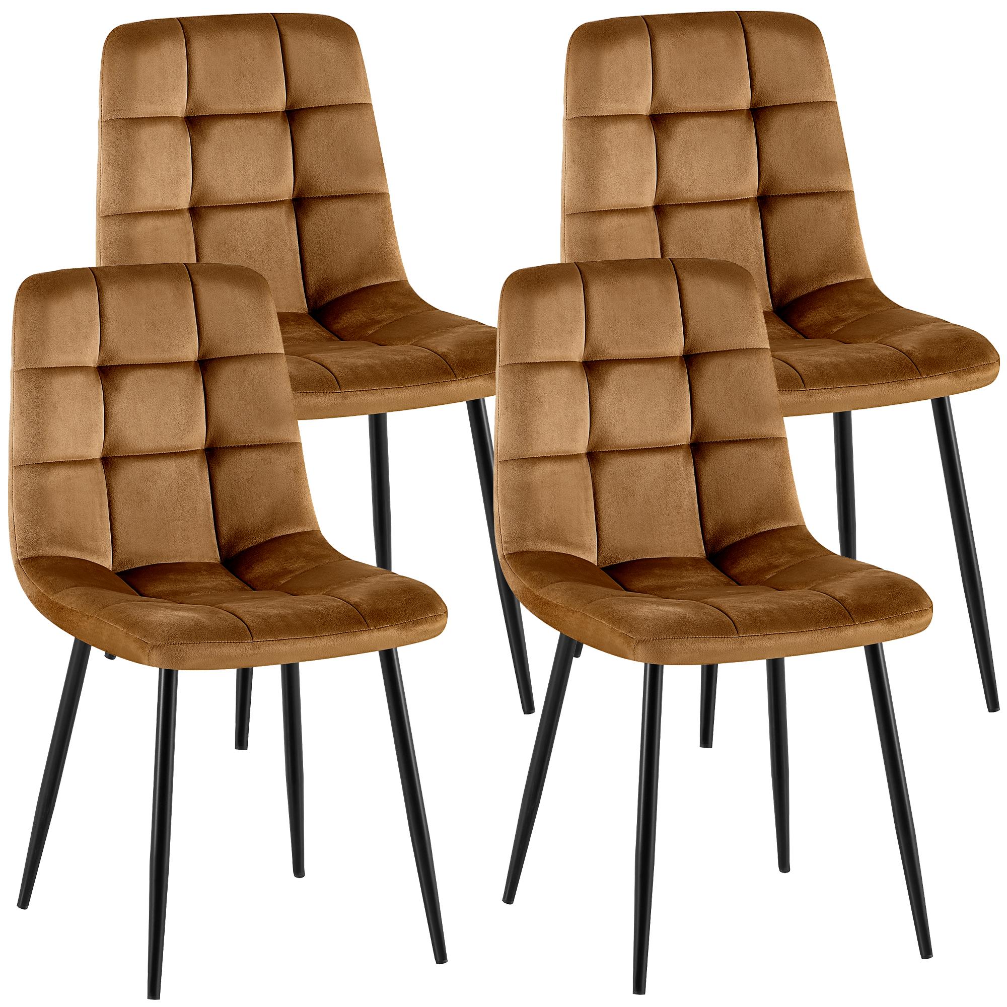 Lot de 4 chaises de salle a manger Antibes
