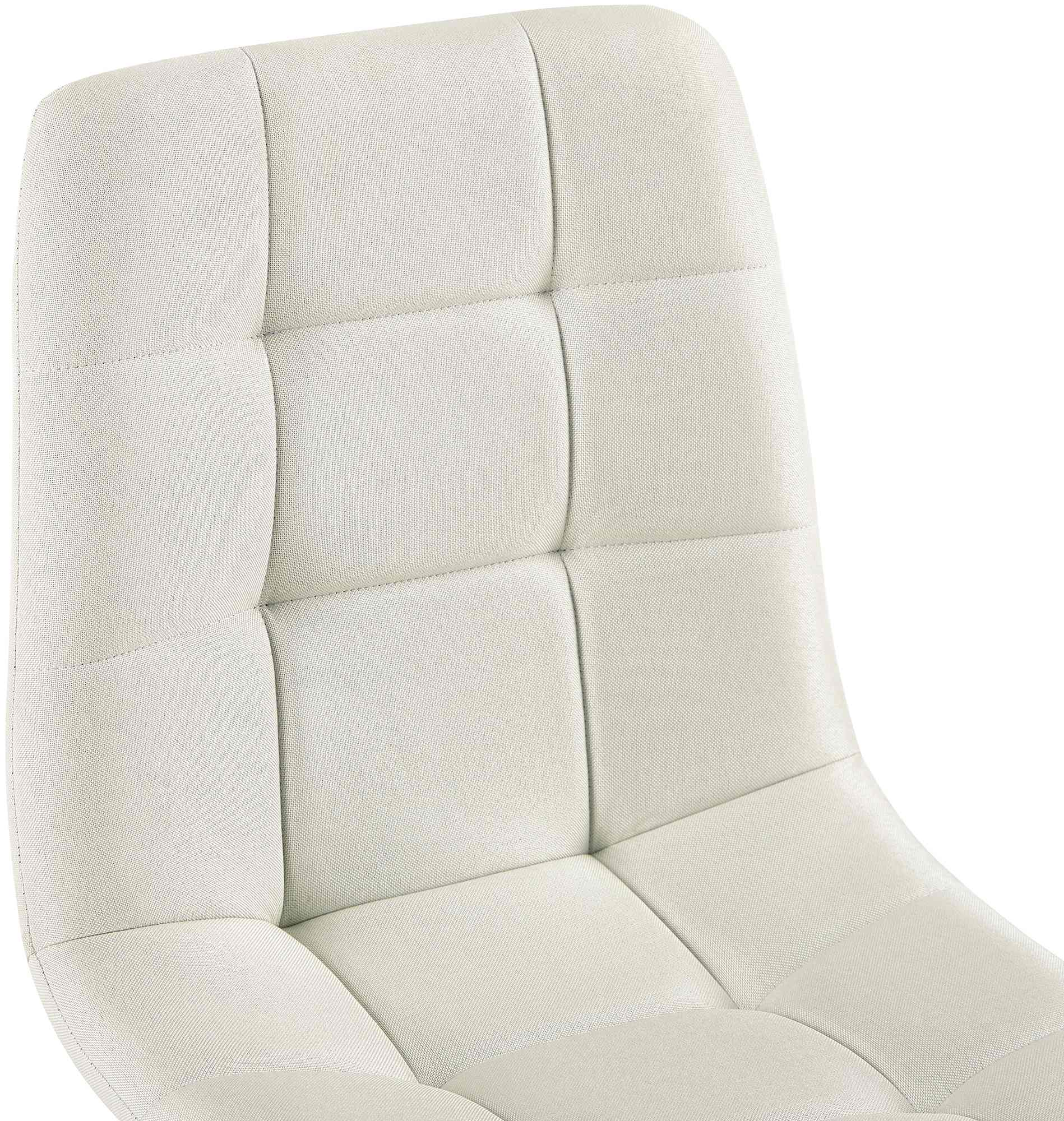 Lot de 4 chaises de salle a manger Antibes en tissu