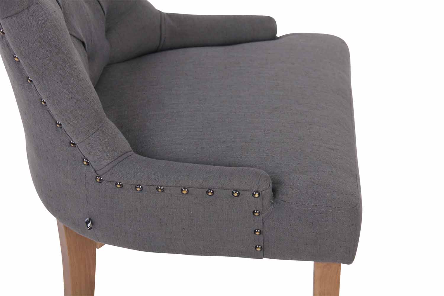 Lot de 2 chaises de salle à manger Aberdeen en tissu