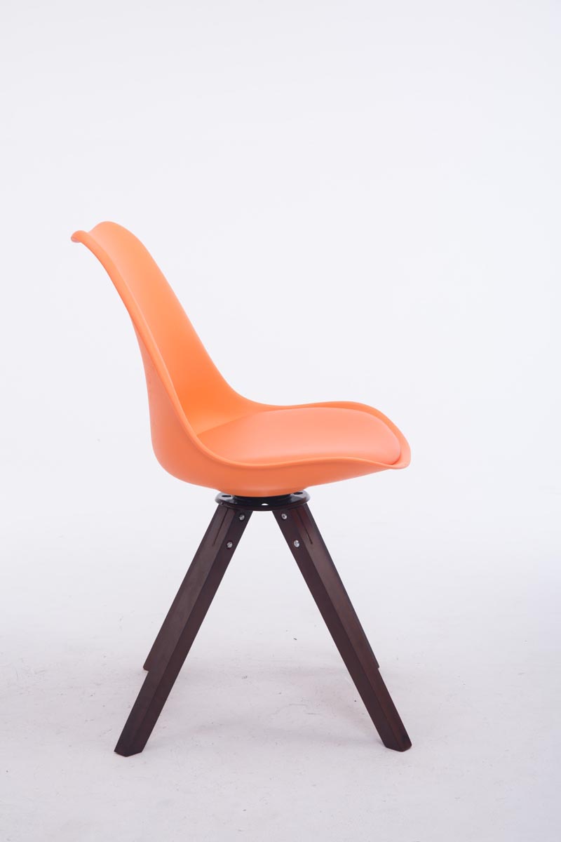 Chaise de salle à manger Troyes Pivotante Piétement en Forme Carrée