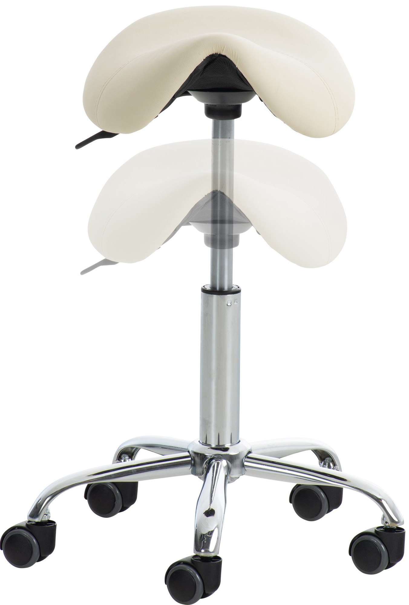 Lot de 2 tabourets de travail Reno en similicuir
