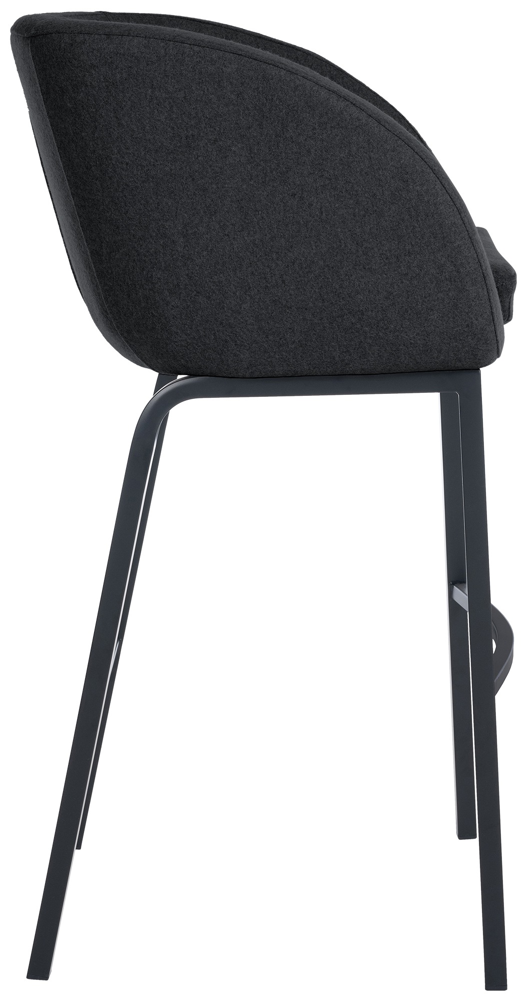 Tabouret de bar Rockhill feutre