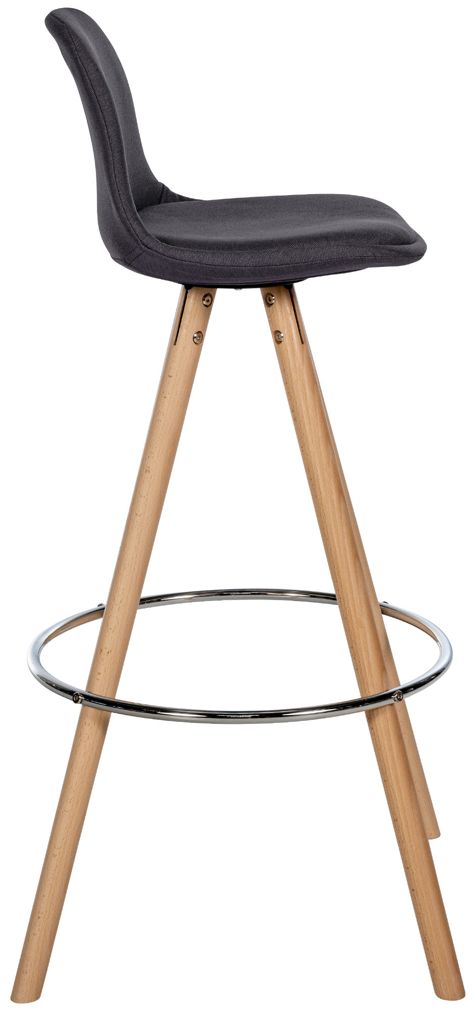Tabouret de bar Corbin Tissu Rond