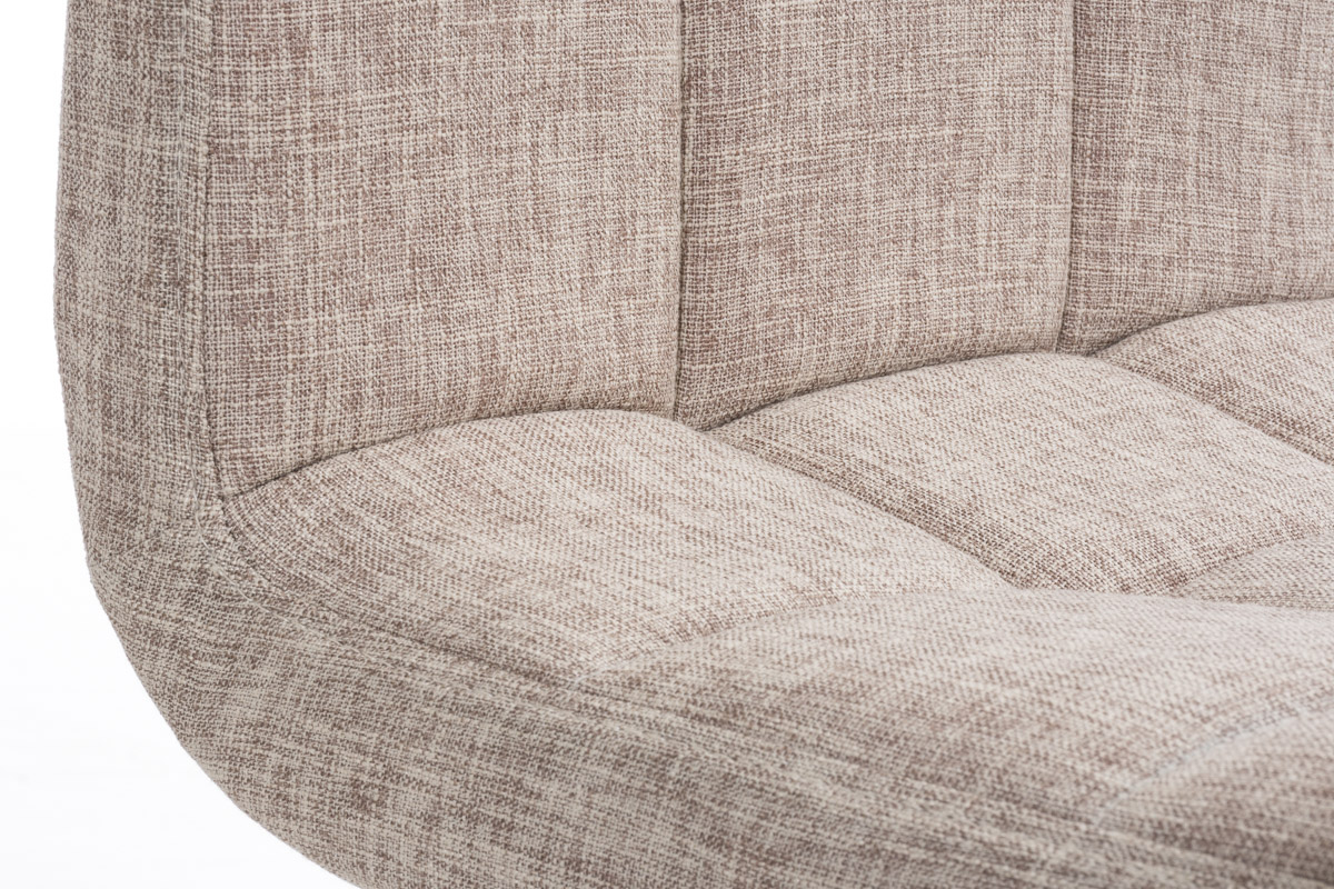 Tabouret de bar Peru revêtement tissu