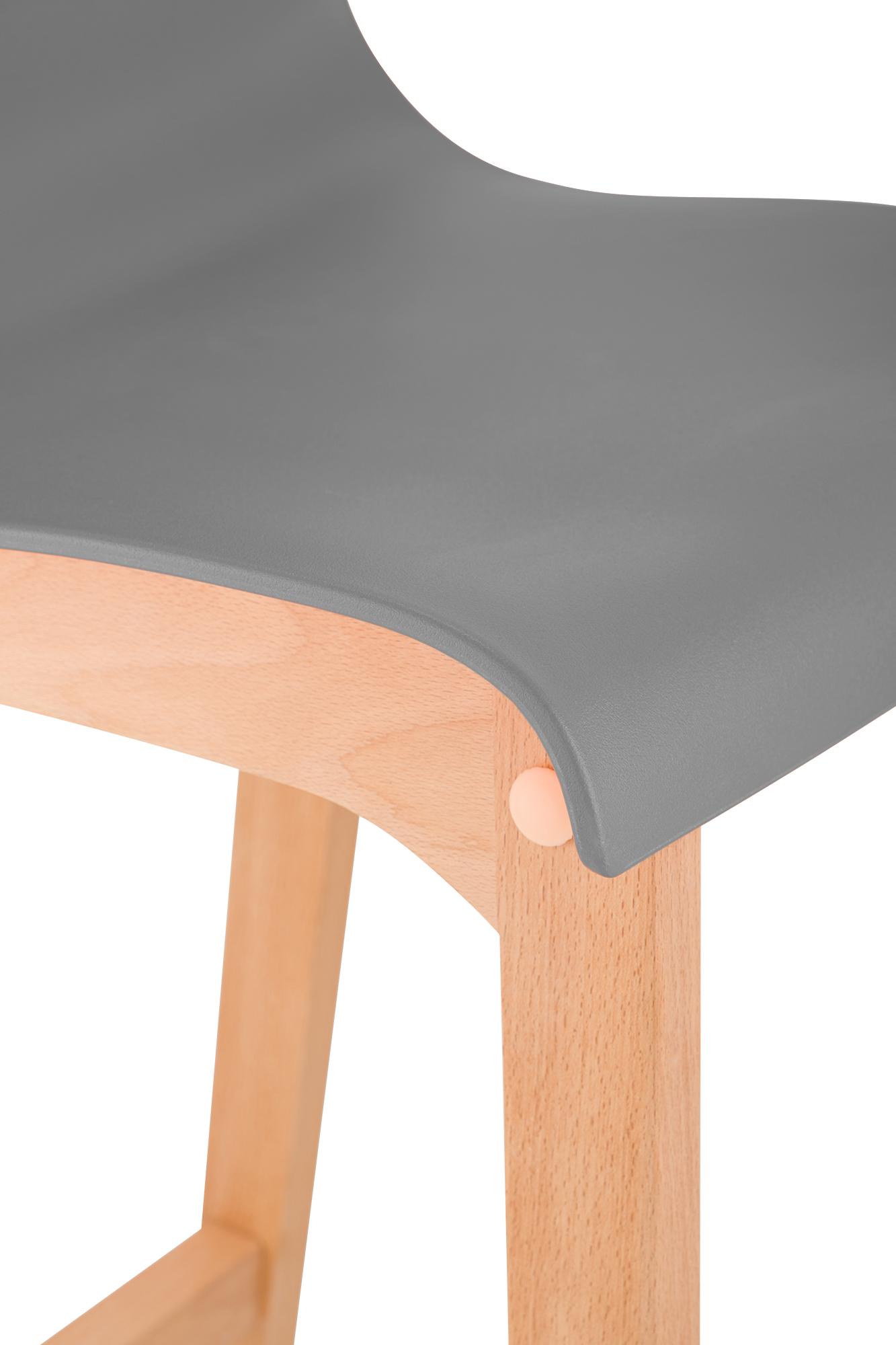 Tabouret de Bar Hover Pieds en Plastique Natura