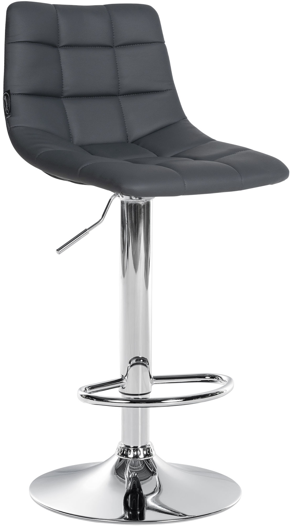 Lot de 2 tabourets de bar Jerry en similicuir