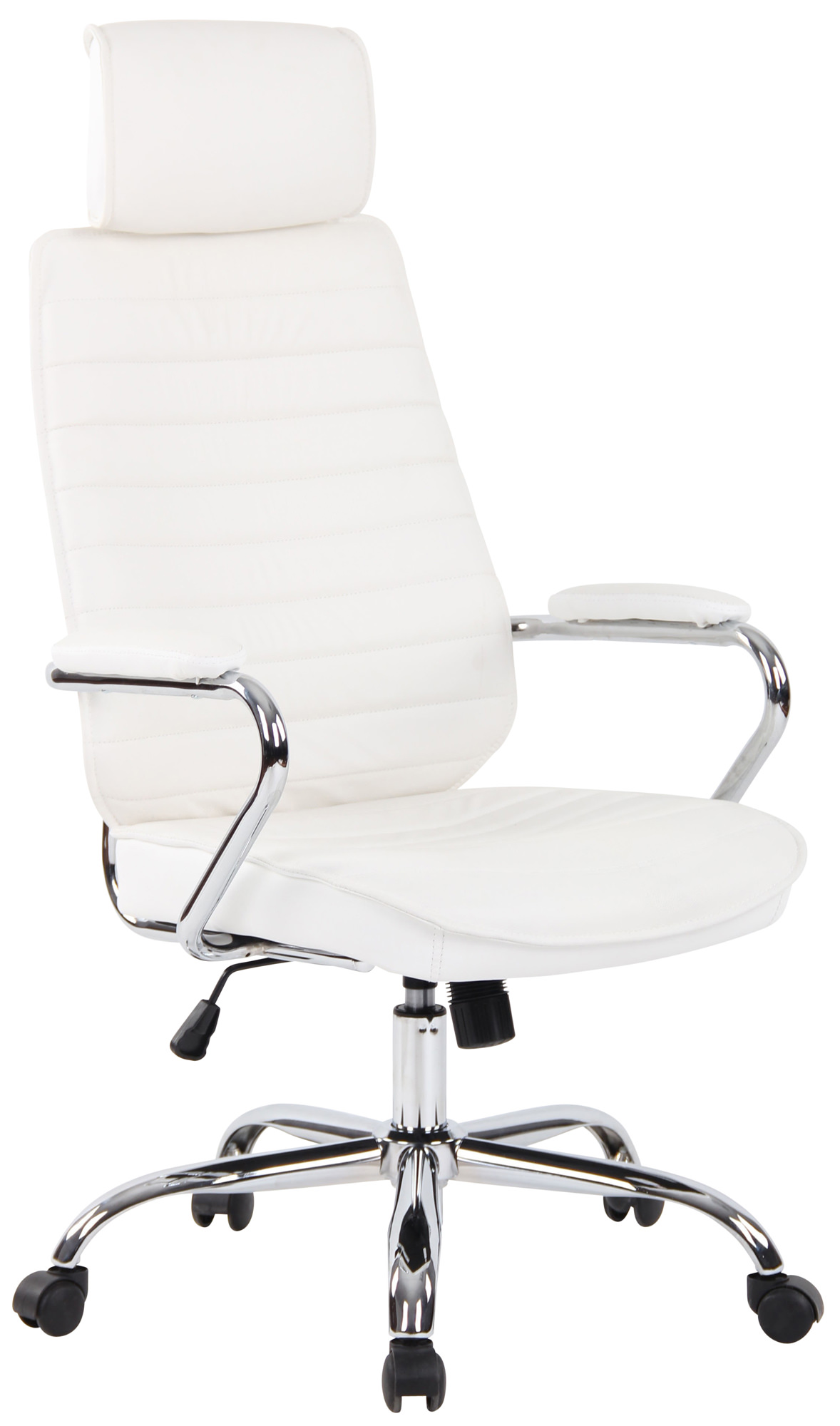 Fauteuil de bureau  Rako en véritable cuir ajustable et pivotant