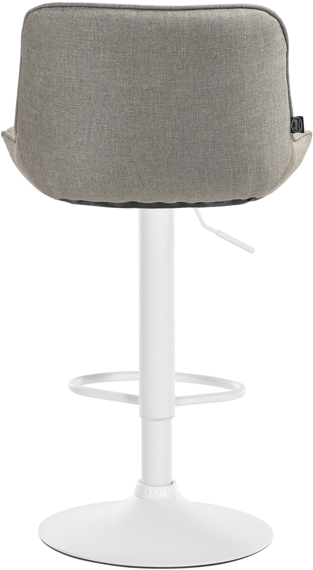 Lot de 2 tabourets de bar Vonore tissu