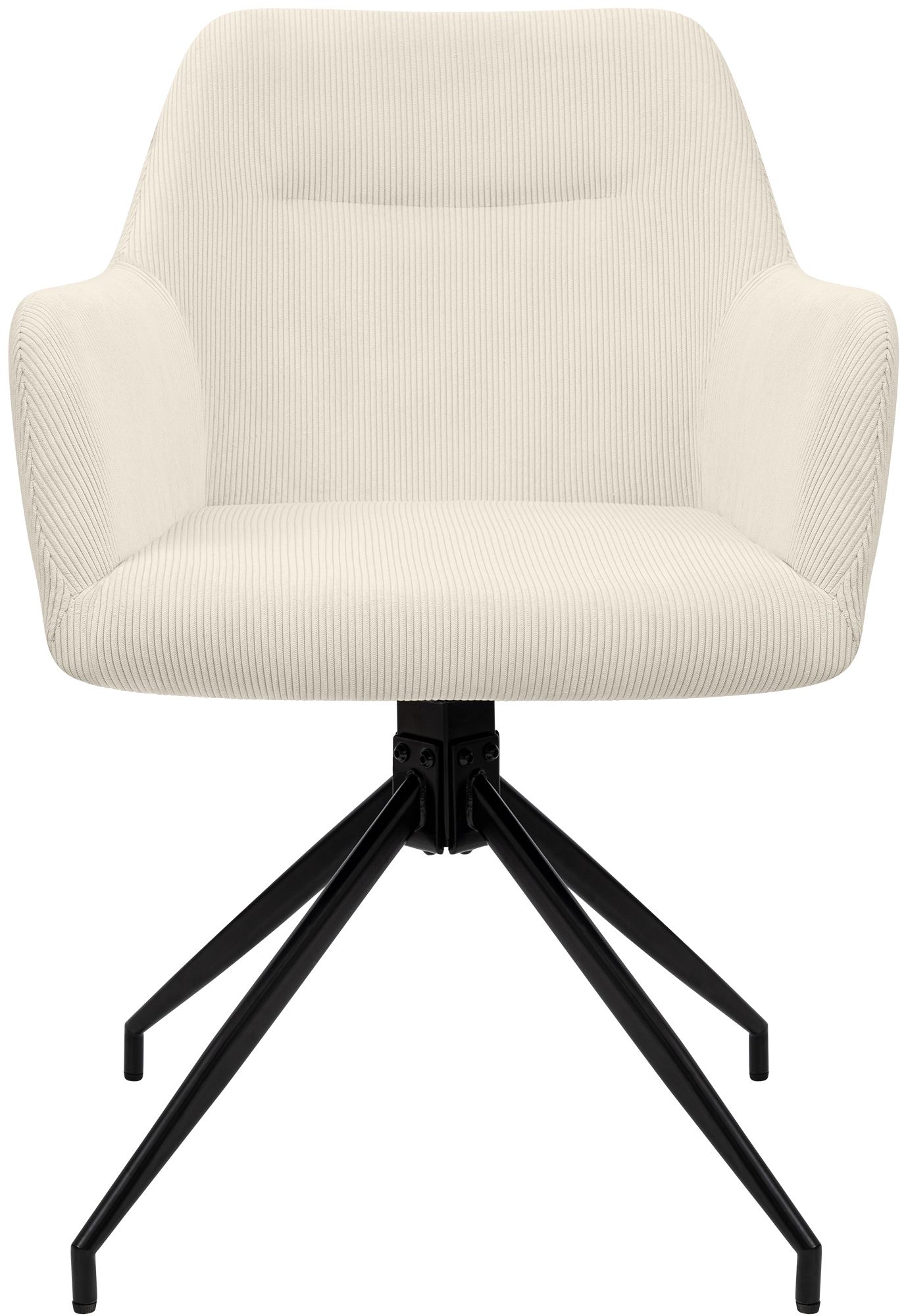 Chaise de salle à manger Merlinda en velours côtelé