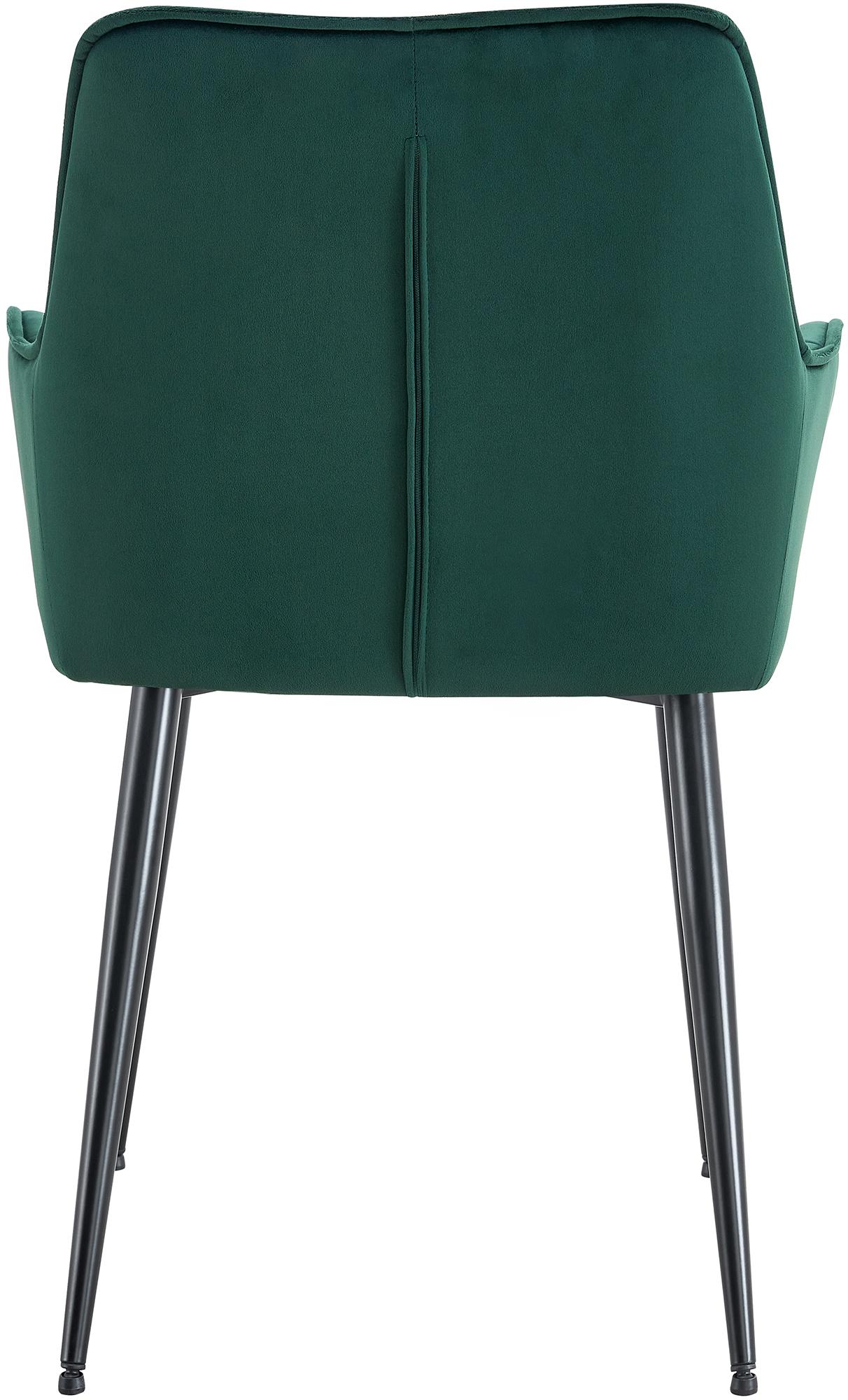 Lot de 2 chaises de salle à manger Ferndale velours