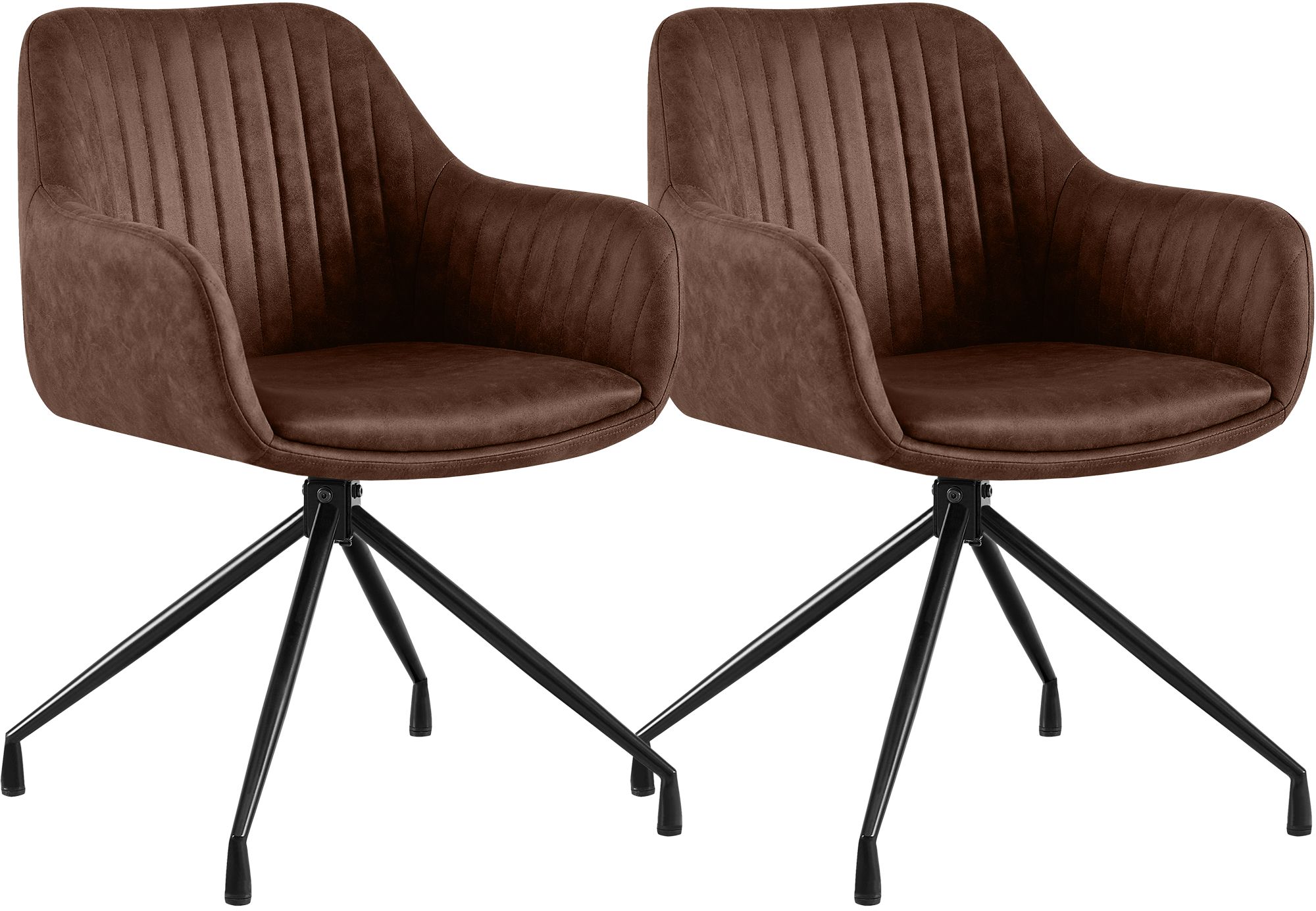 Lot de 2 chaises de salle a manger Novanis