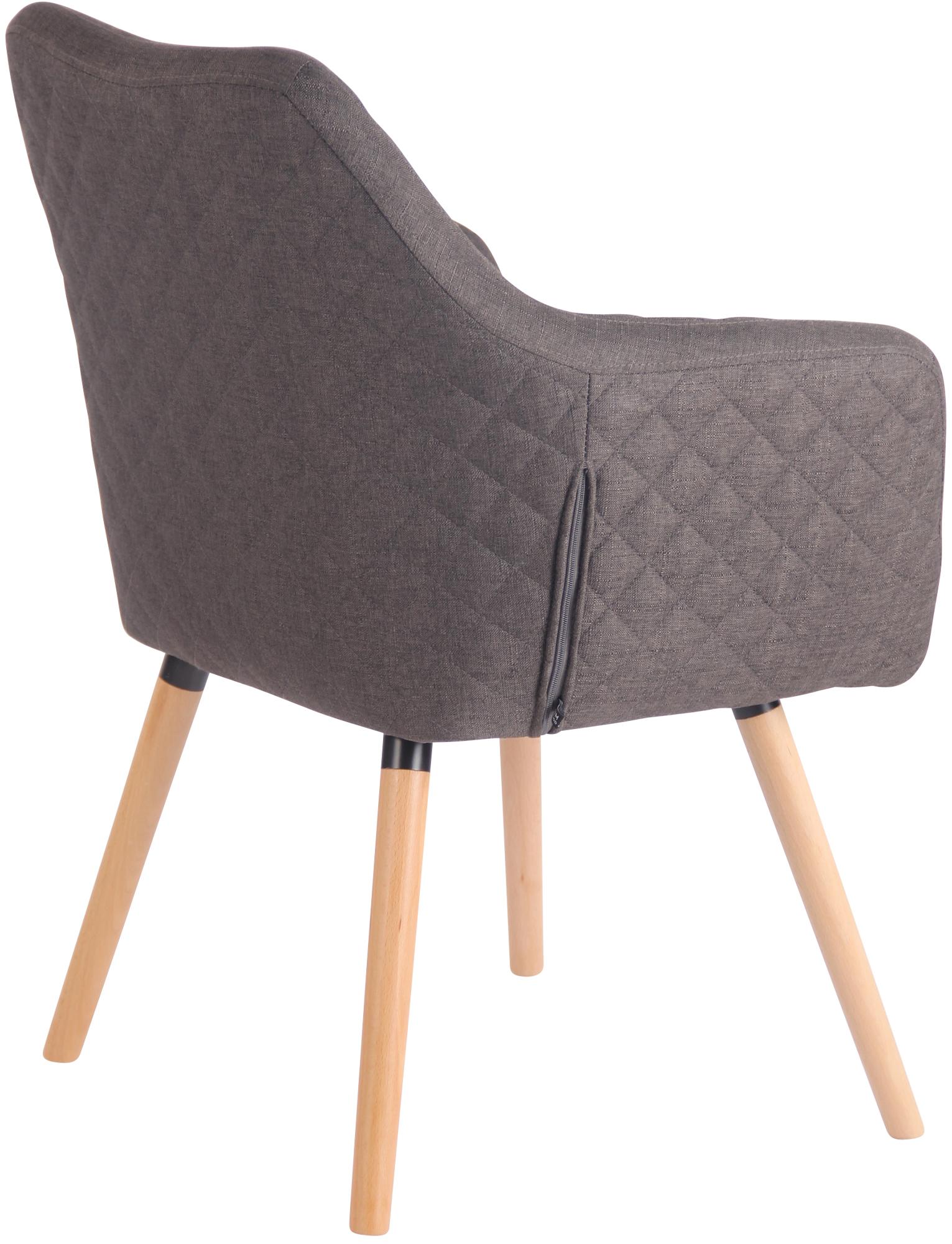 Chaise de salle à manger Gent en tissu