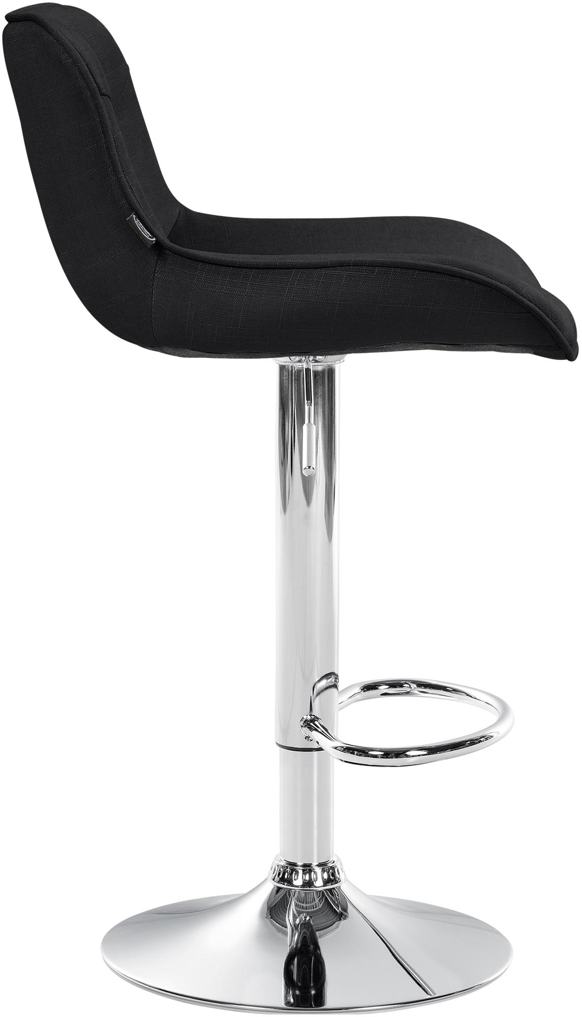 Lot de 2 tabourets de bar Vonore tissu