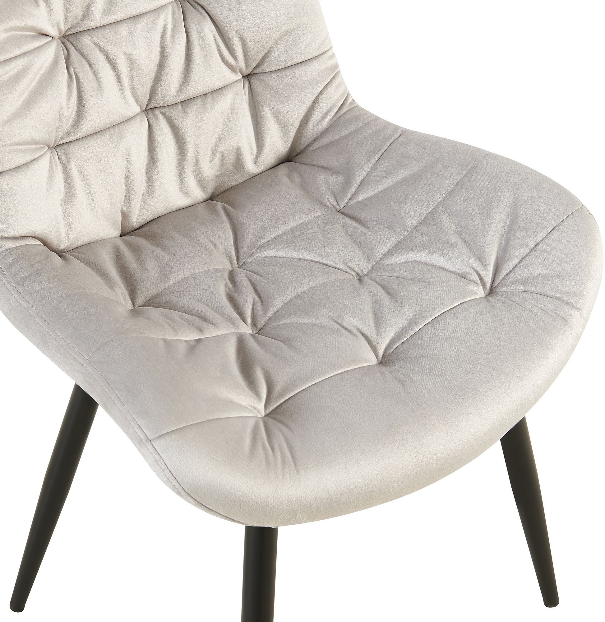 Chaise de salle à manger Rossford velours