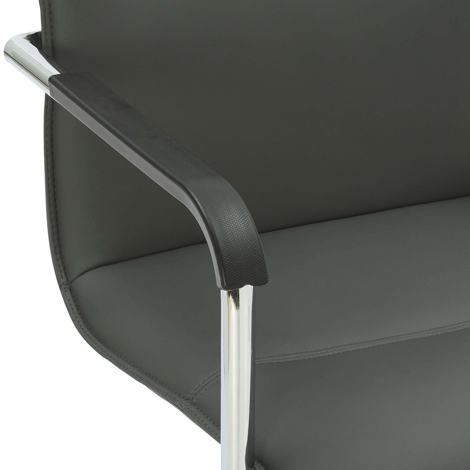 Chaise cantilever Seattle en similicuir