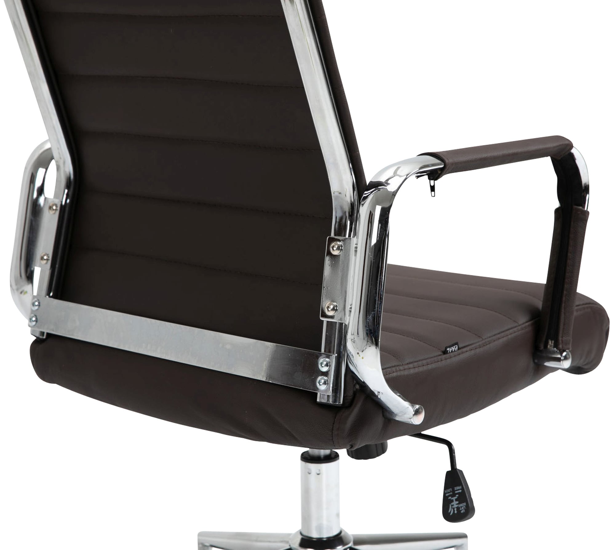 Chaise de bureau Kolumbus cuir véritable