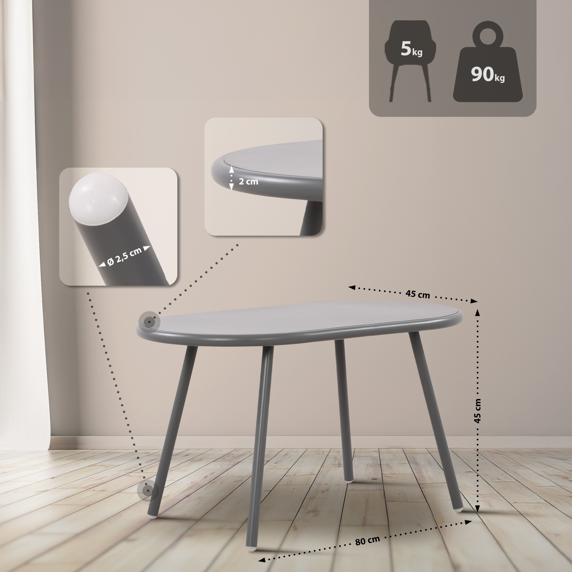 Ensemble de 2 sièges Veldin