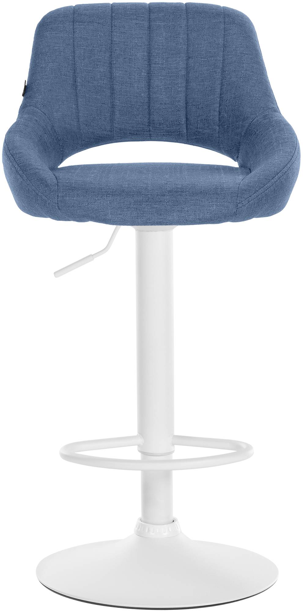 Lot de 2 tabourets de bar Milet en tissu